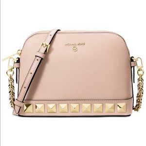 Michael Kors Jet Set Stud Dome Crossbody Purse NWT